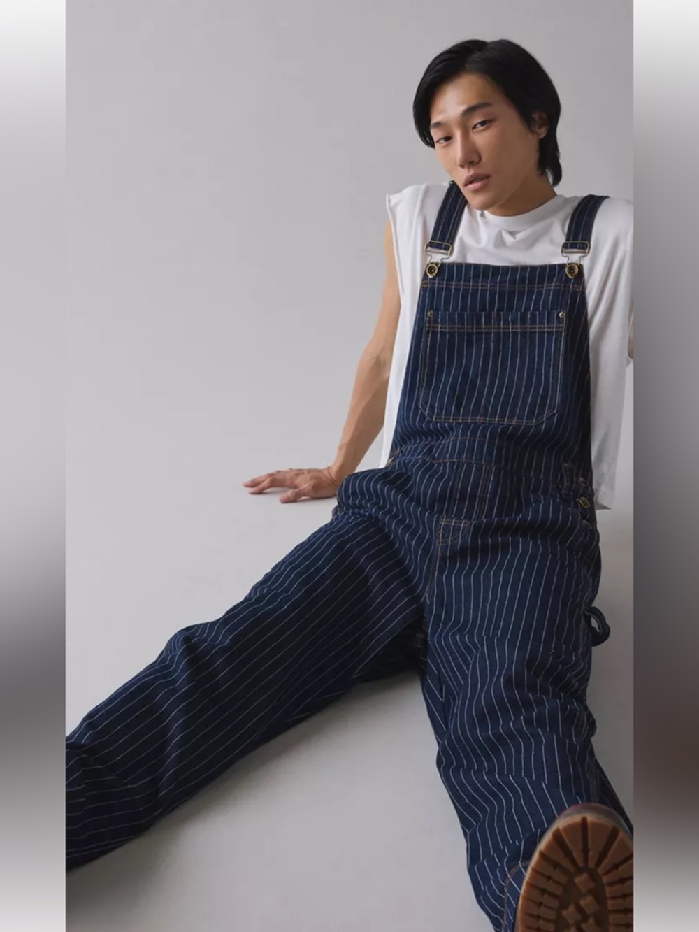 BDG nitro bag pinstripe denim utility  Overalls
